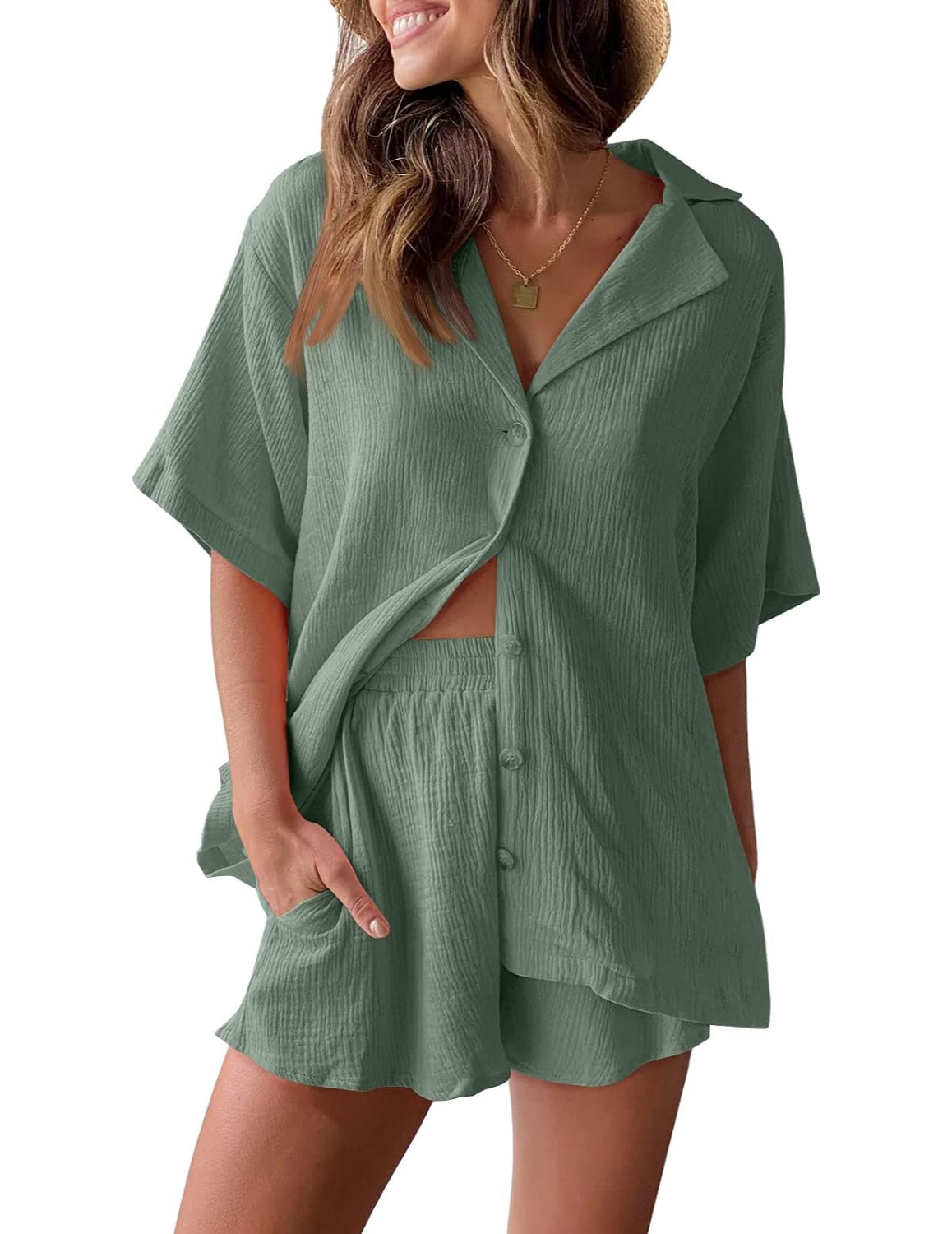 2 Piece Short Sleeve Outfits-Original Pajamas