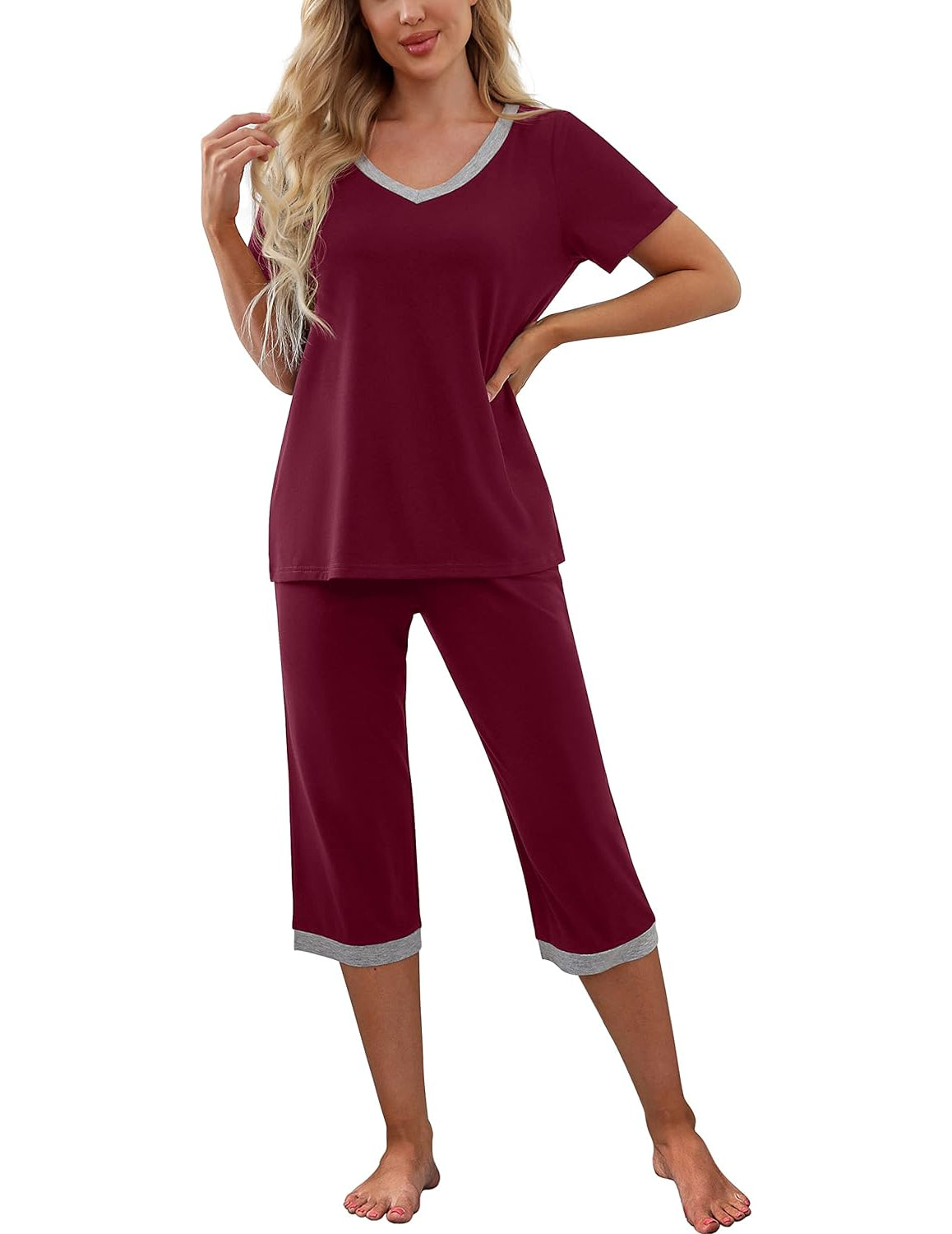 2 Piece Short Sleeve Pajama Set-Original Pajamas