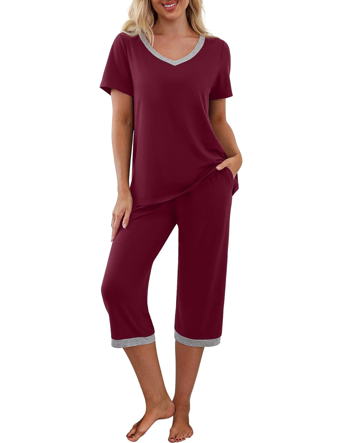 2 Piece Short Sleeve Pajama Set-Original Pajamas