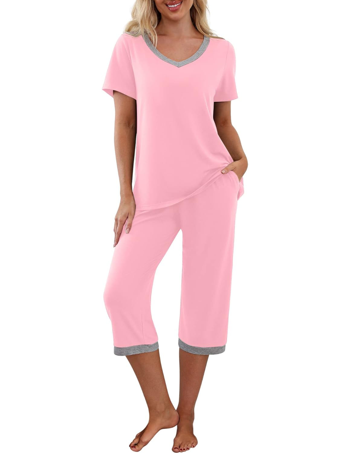 2 Piece Short Sleeve Pajama Set-Original Pajamas