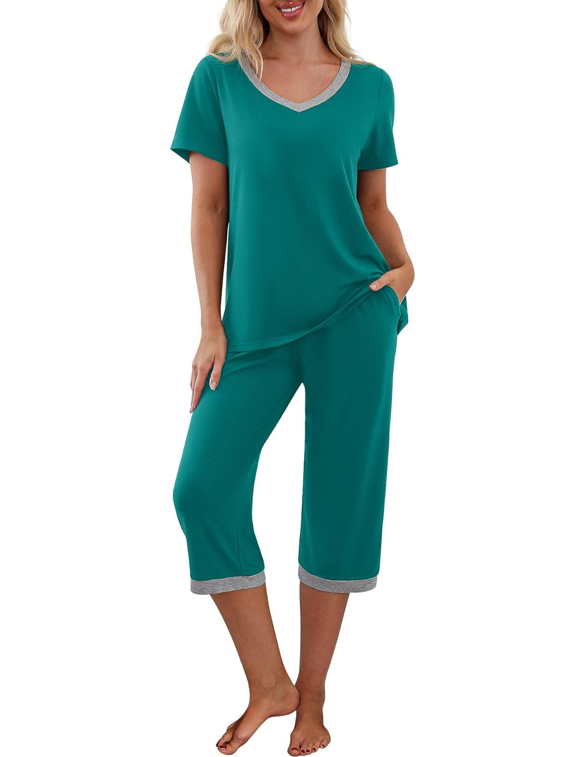 2 Piece Short Sleeve Pajama Set-Original Pajamas