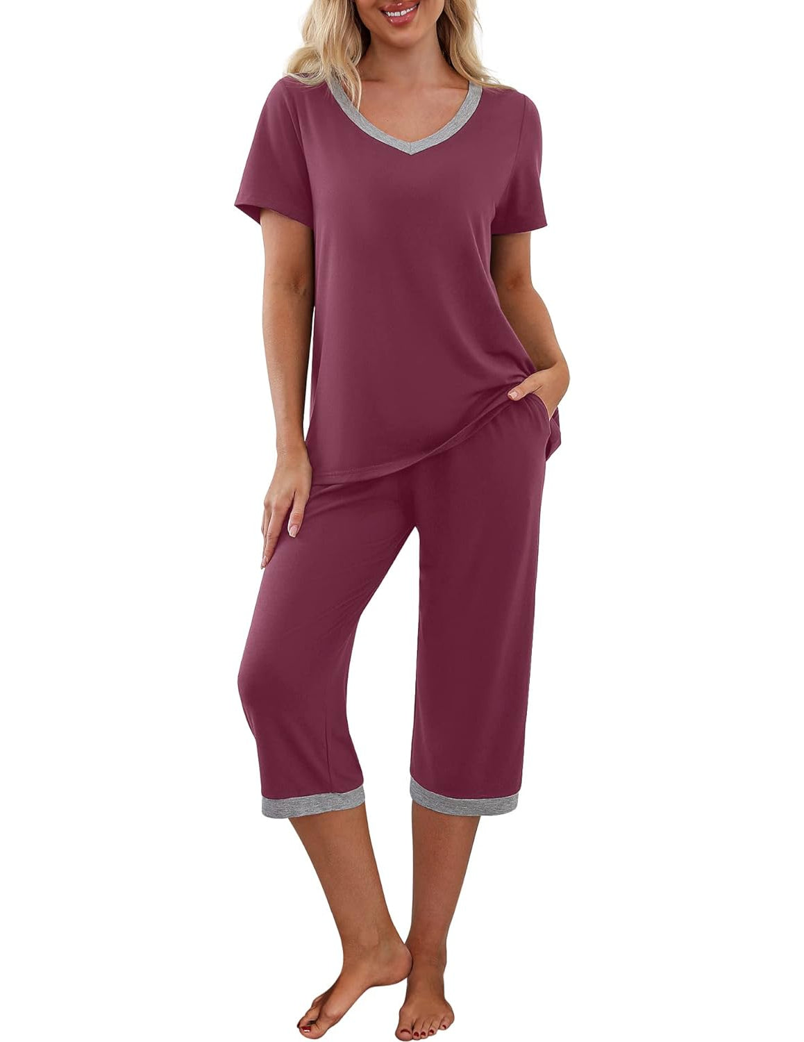 2 Piece Short Sleeve Pajama Set-Original Pajamas
