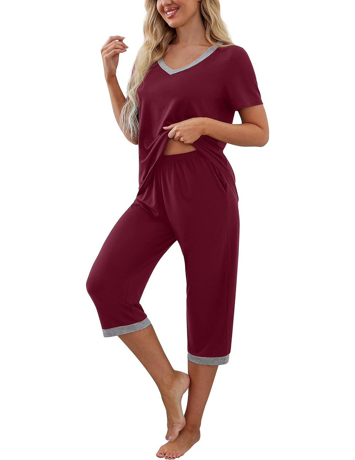 2 Piece Short Sleeve Pajama Set-Original Pajamas