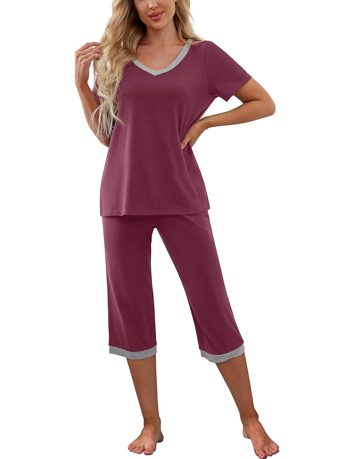 2 Piece Short Sleeve Pajama Set-Original Pajamas