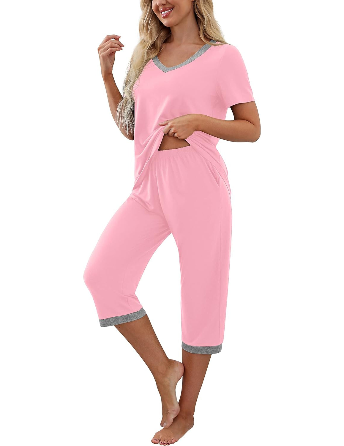 2 Piece Short Sleeve Pajama Set-Original Pajamas