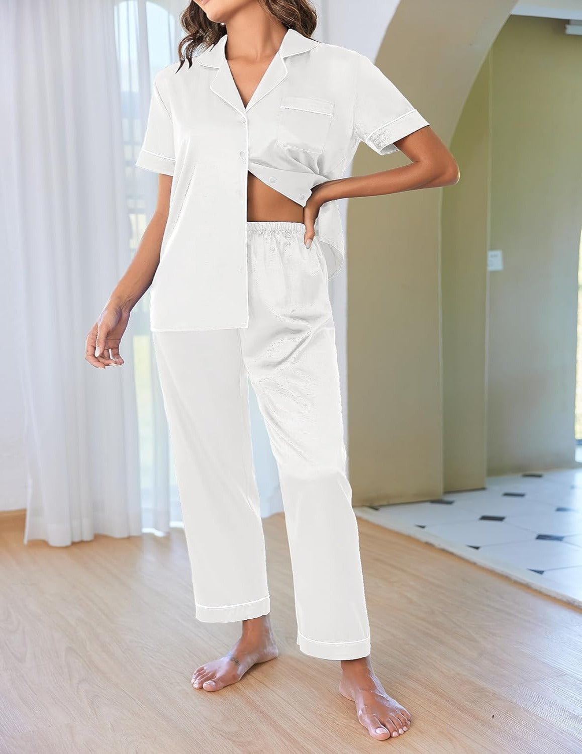 2 Piece Short Sleeve Pajamas Set-Original Pajamas