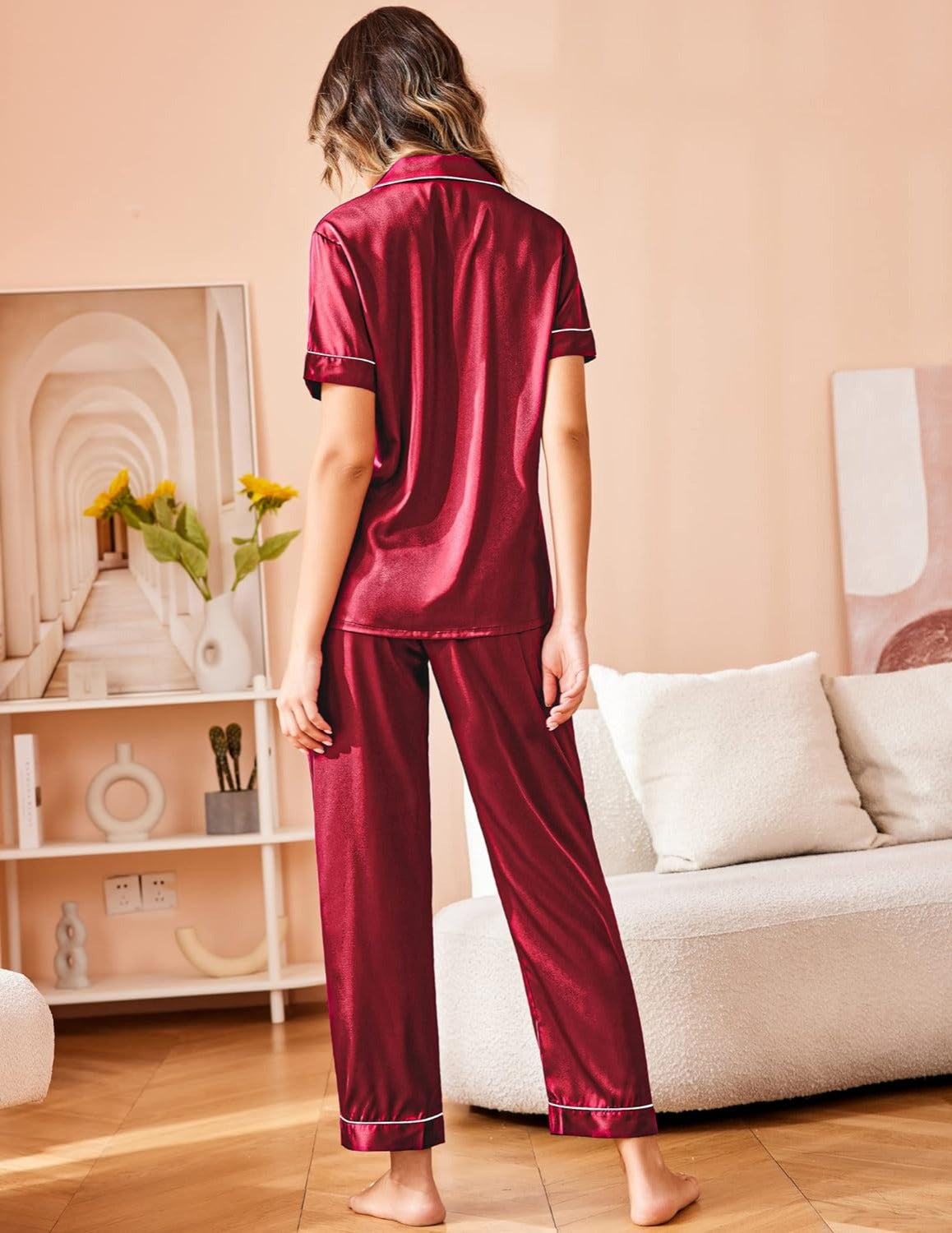 2 Piece Short Sleeve Pajamas Set-Original Pajamas