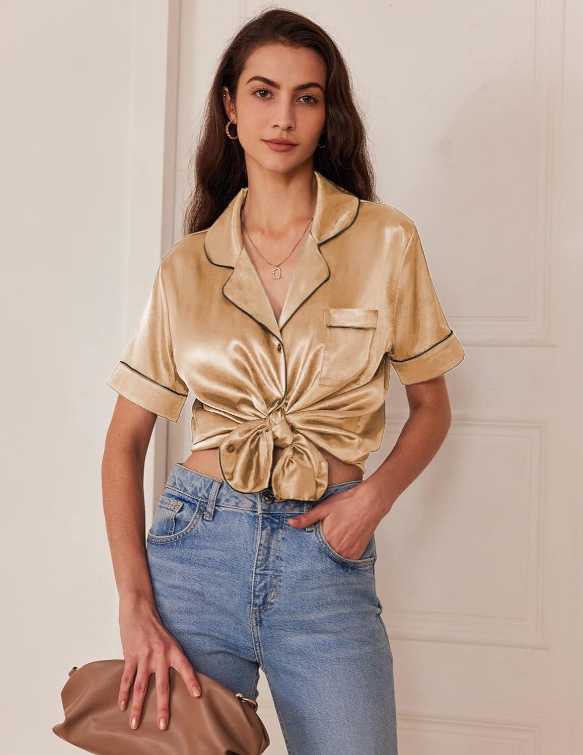 2 Piece Short Sleeve Pajamas Set-Original Pajamas