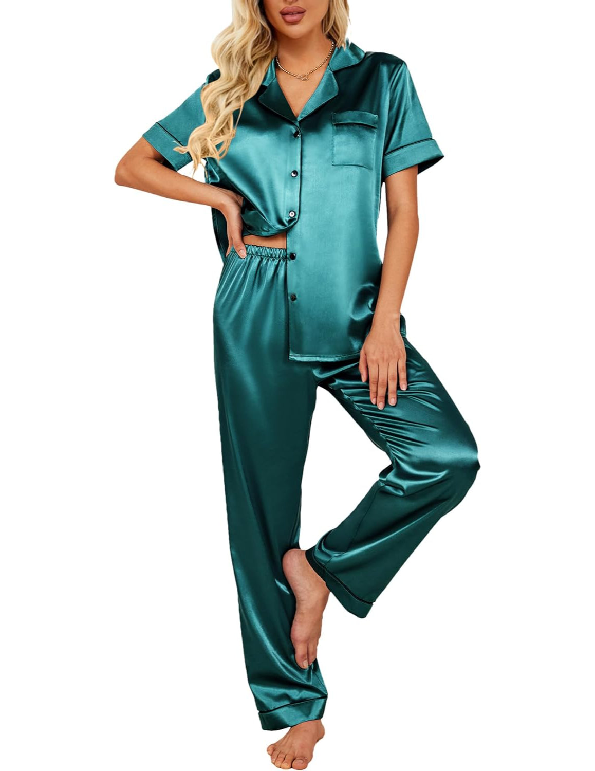 2 Piece Short Sleeve Pajamas Set-Original Pajamas