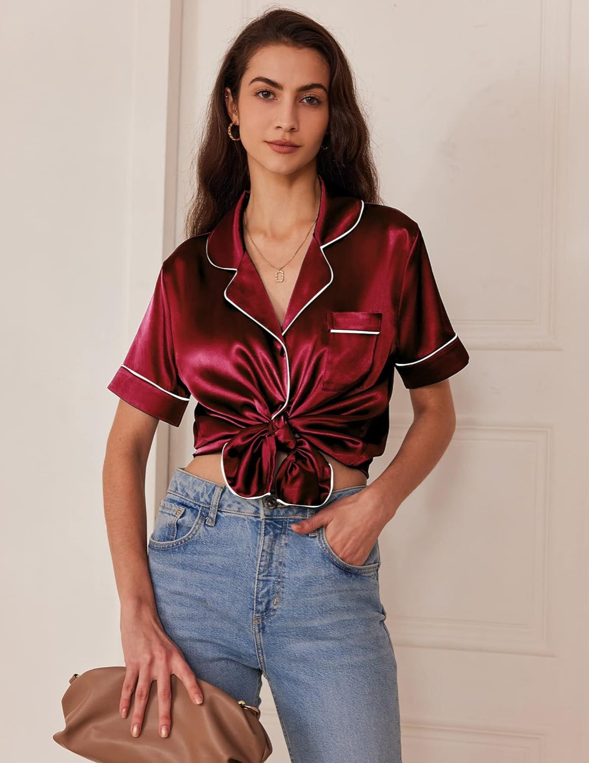 2 Piece Short Sleeve Pajamas Set-Original Pajamas