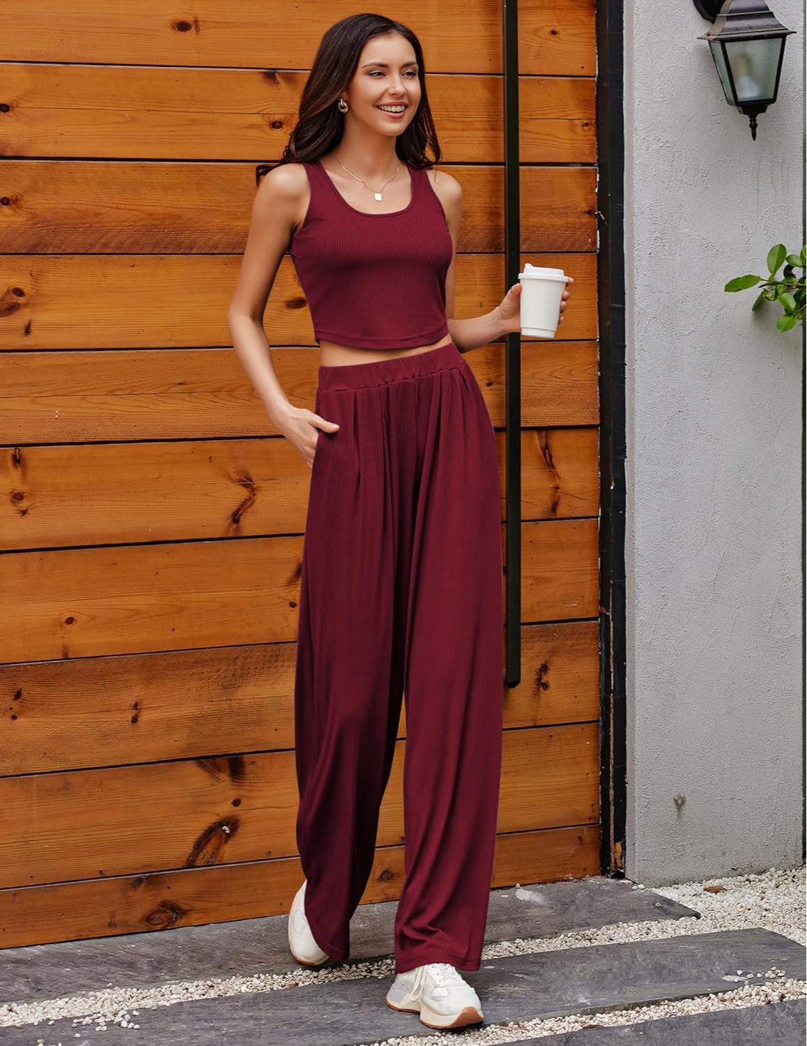 2 Piece Sleeveless Lounge Sets-Original Pajamas2 Piece Sleeveless Lounge Sets - Image 38