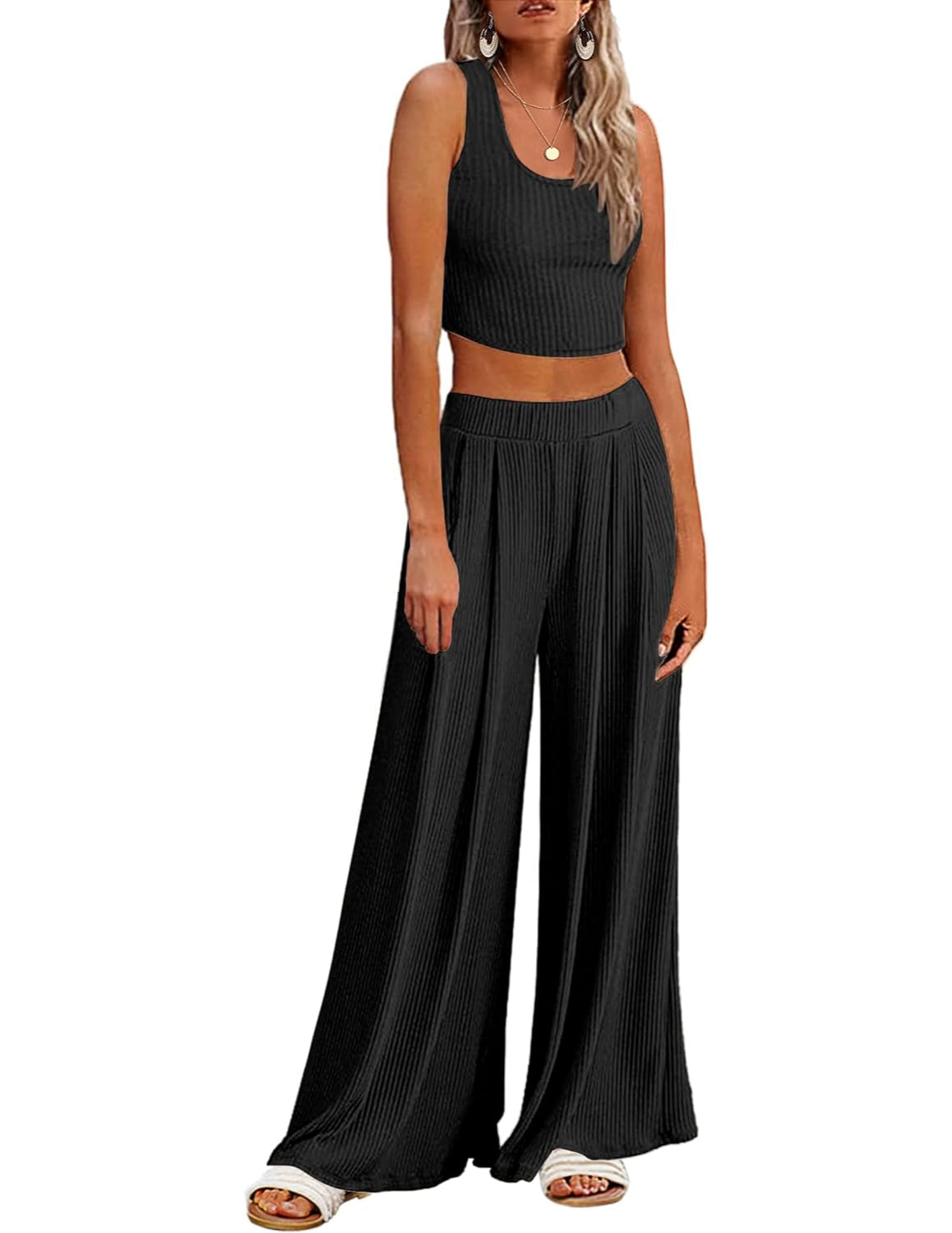 2 Piece Sleeveless Lounge Sets-Original Pajamas