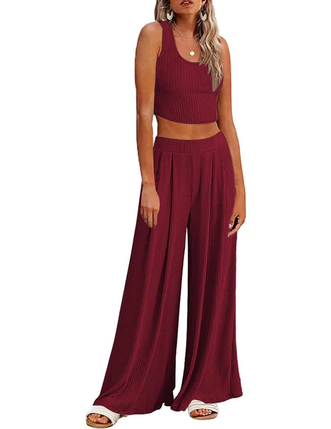 2 Piece Sleeveless Lounge Sets-Original Pajamas