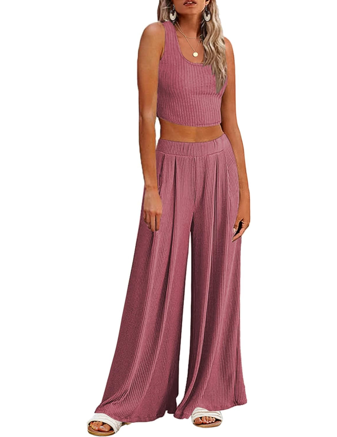 2 Piece Sleeveless Lounge Sets-Original Pajamas