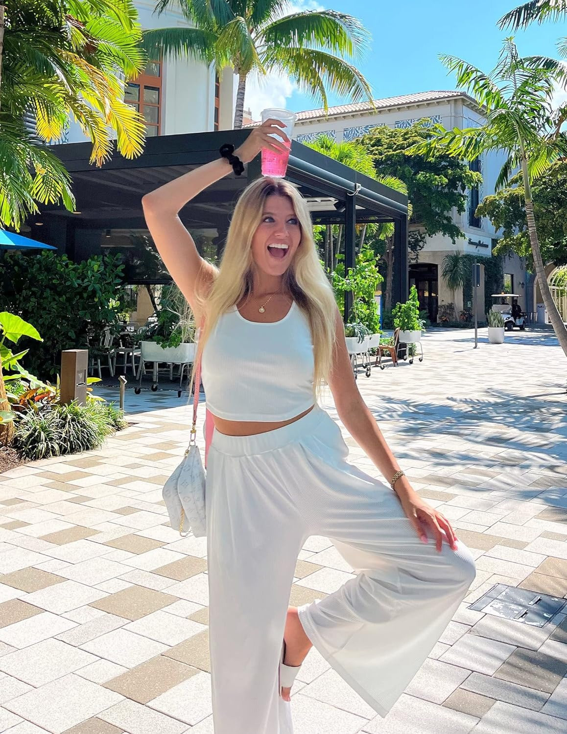 2 Piece Sleeveless Lounge Sets-Original Pajamas2 Piece Sleeveless Lounge Sets - Image 8