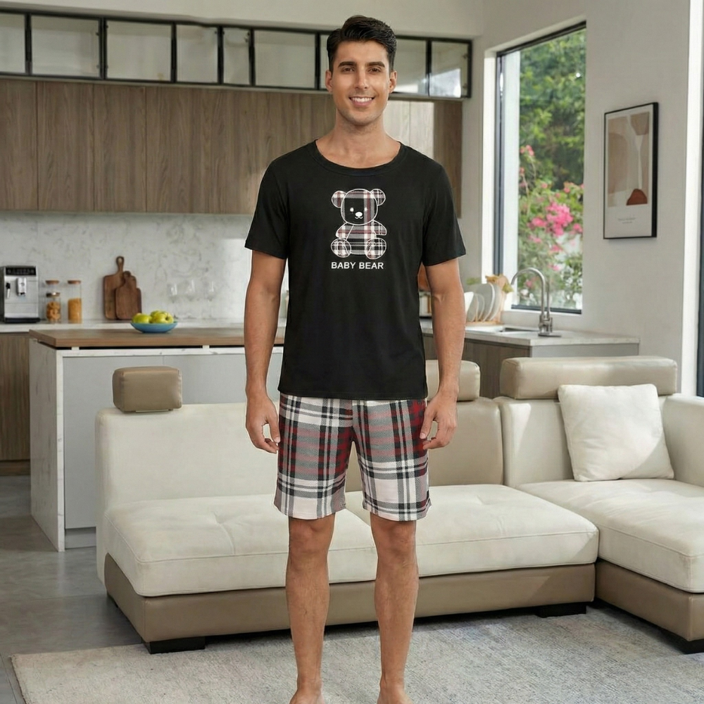 Baby Bear Printed Pajama Set