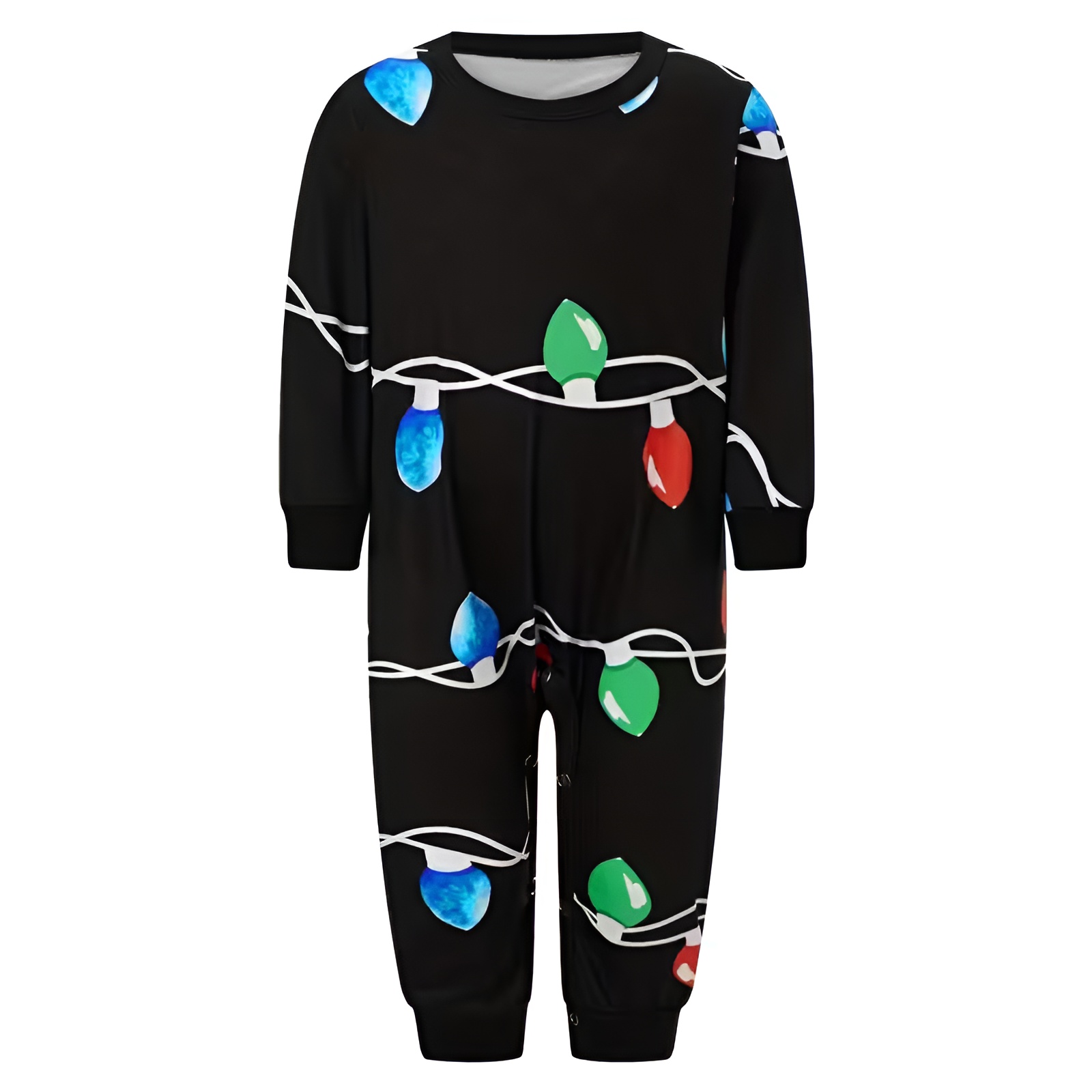 String Light Design Family Matching Pajama Sets