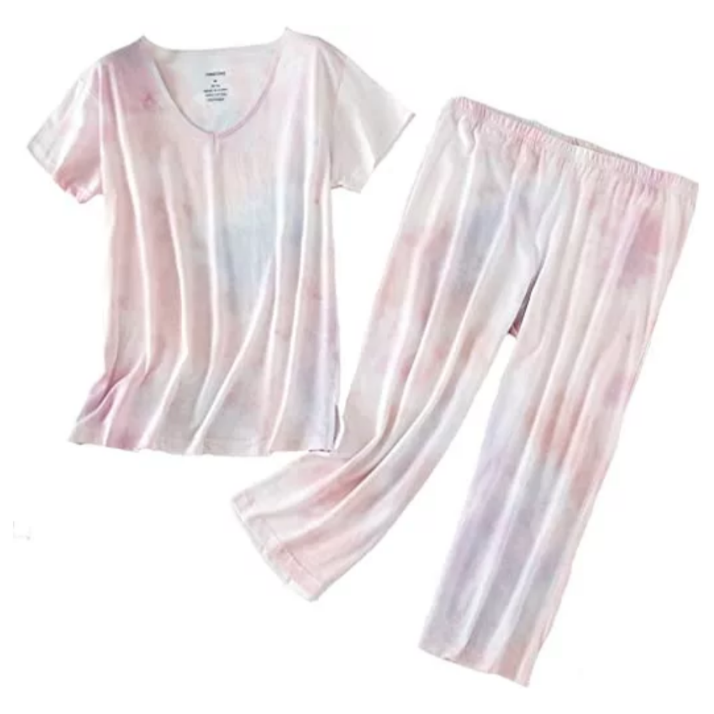 Casual Fun Prints Pajama Set For Women-Original Pajamas