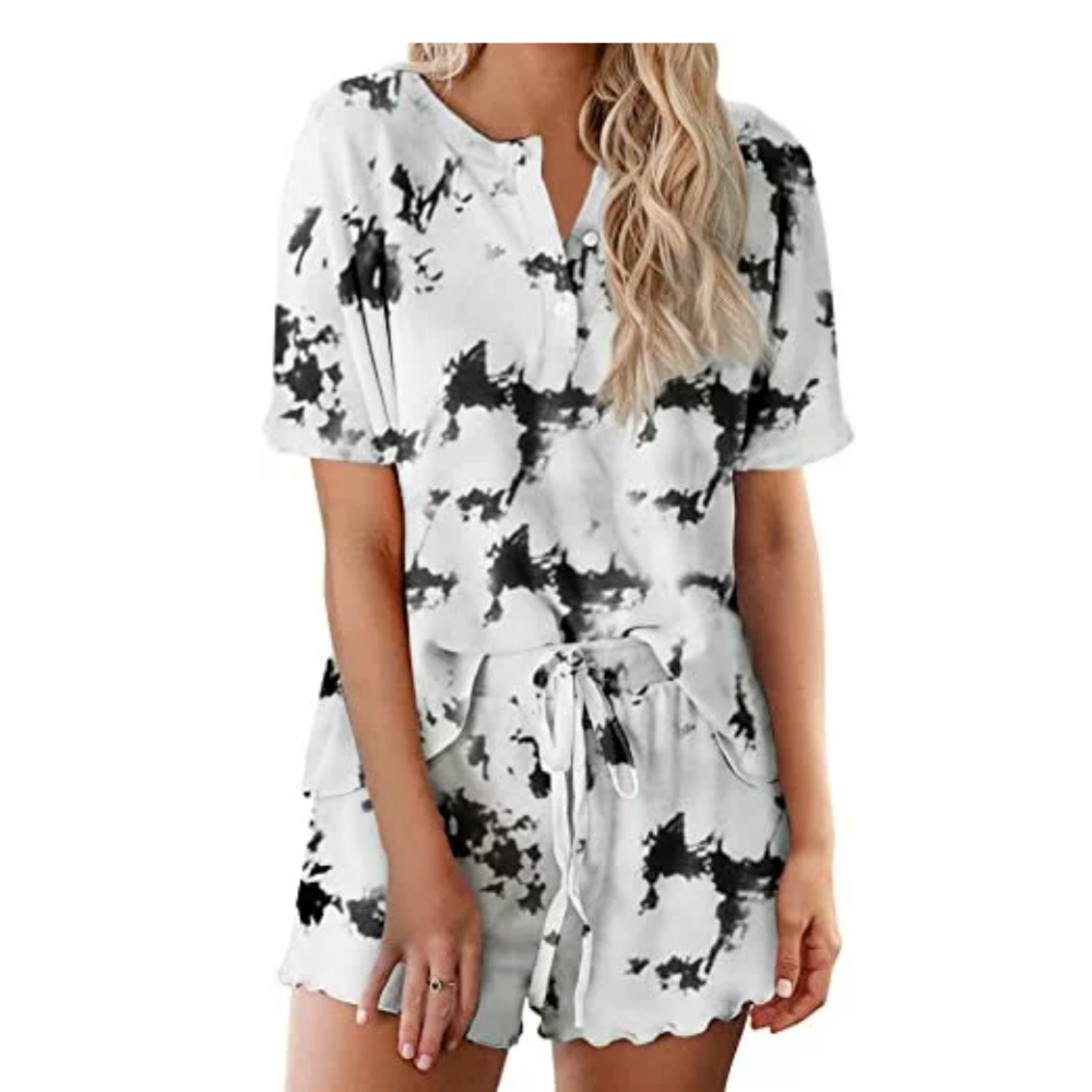 Tie Dye Sleepwear Pajamas Set For Women-Original Pajamas