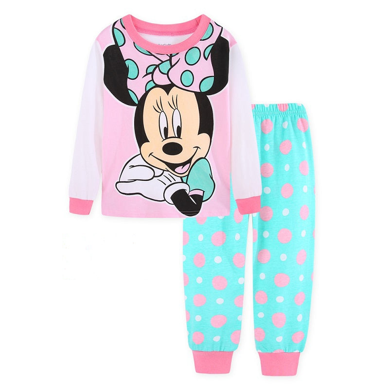 Mickey-Minnie Mouse Cosplay Pajama Set For Kids-Original Pajamas