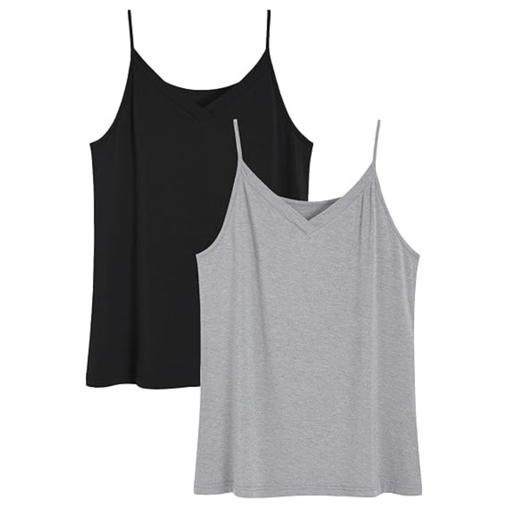 V Shaped Cami Pajamas Tank Tops