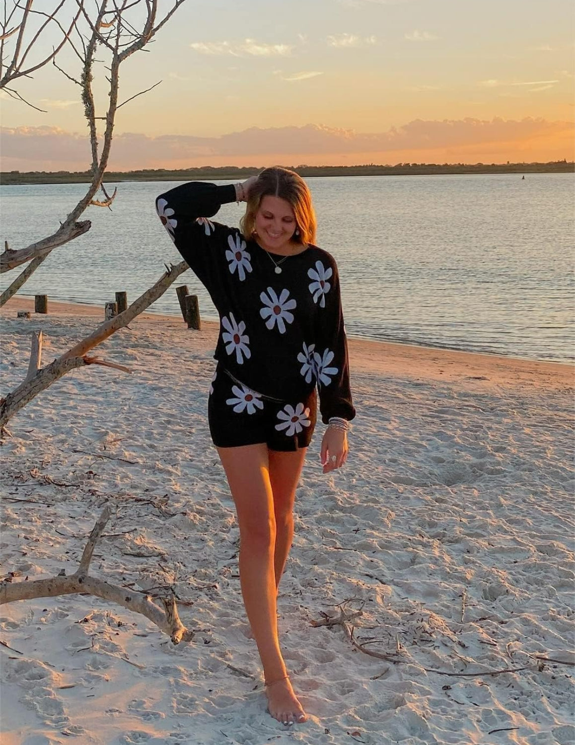 Casual 2 Piece Long Sleeve Pajamas Set-Original Pajamas