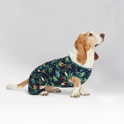 Dinosaur Print Christmas Themed Family Pajama Set-Original Pajamas