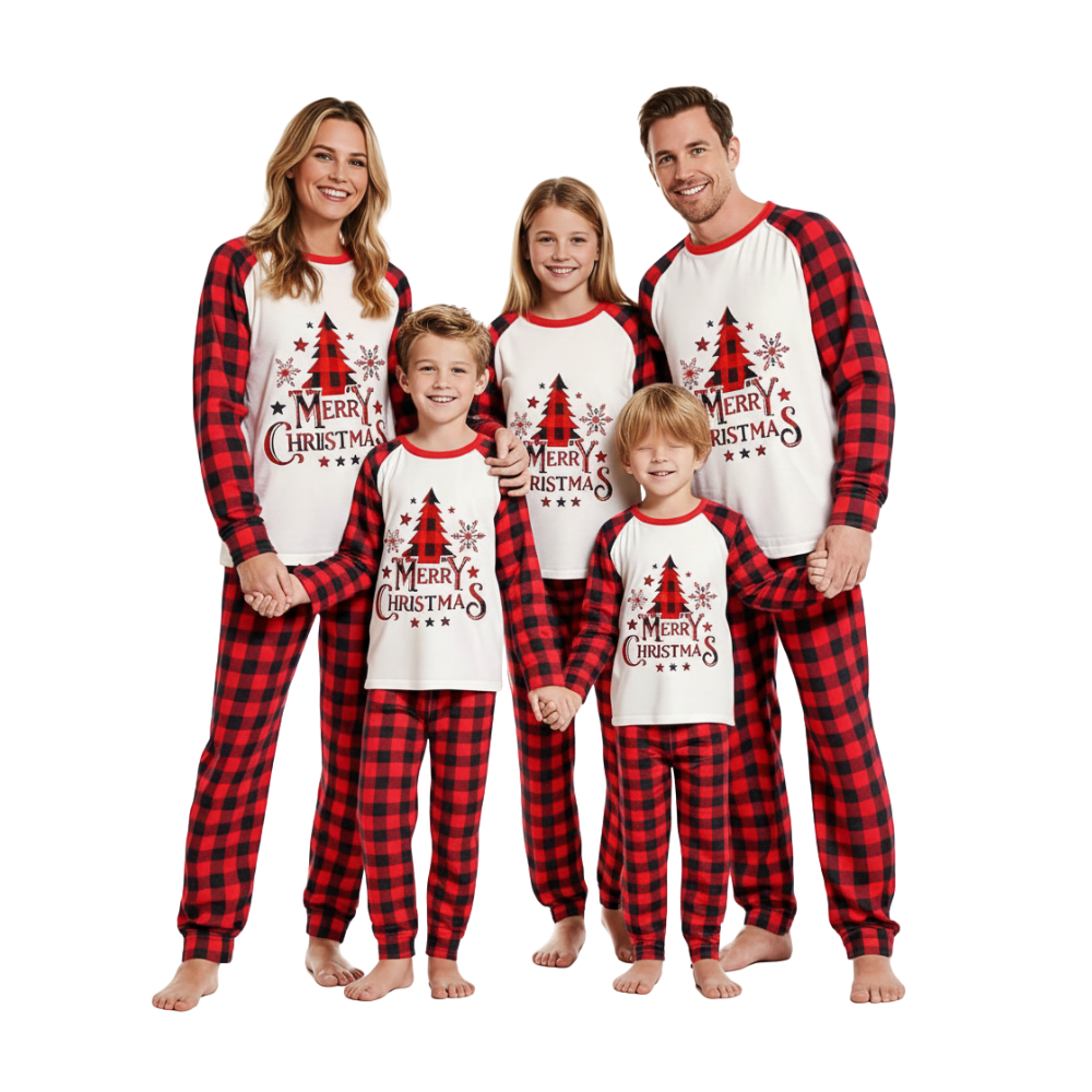 Comfortable Family Pajama Set For Christmas Celebrations