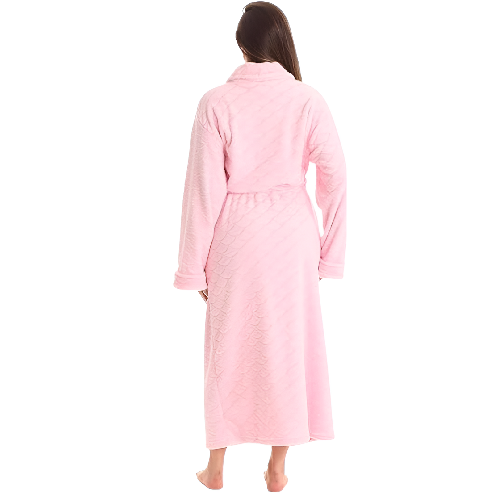 Kimono Design Hooded Bathrobe For Women 