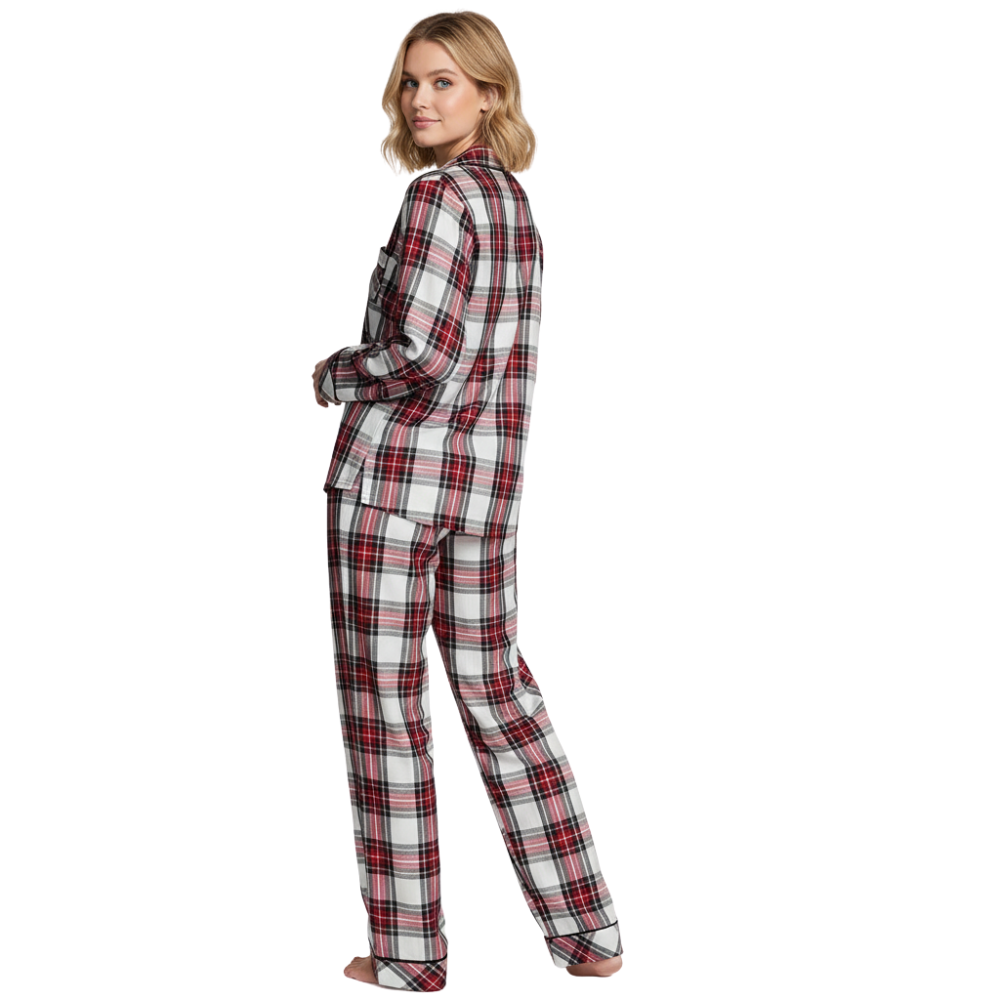 Long Sleeve Button Down Sleepwear Pajama Set