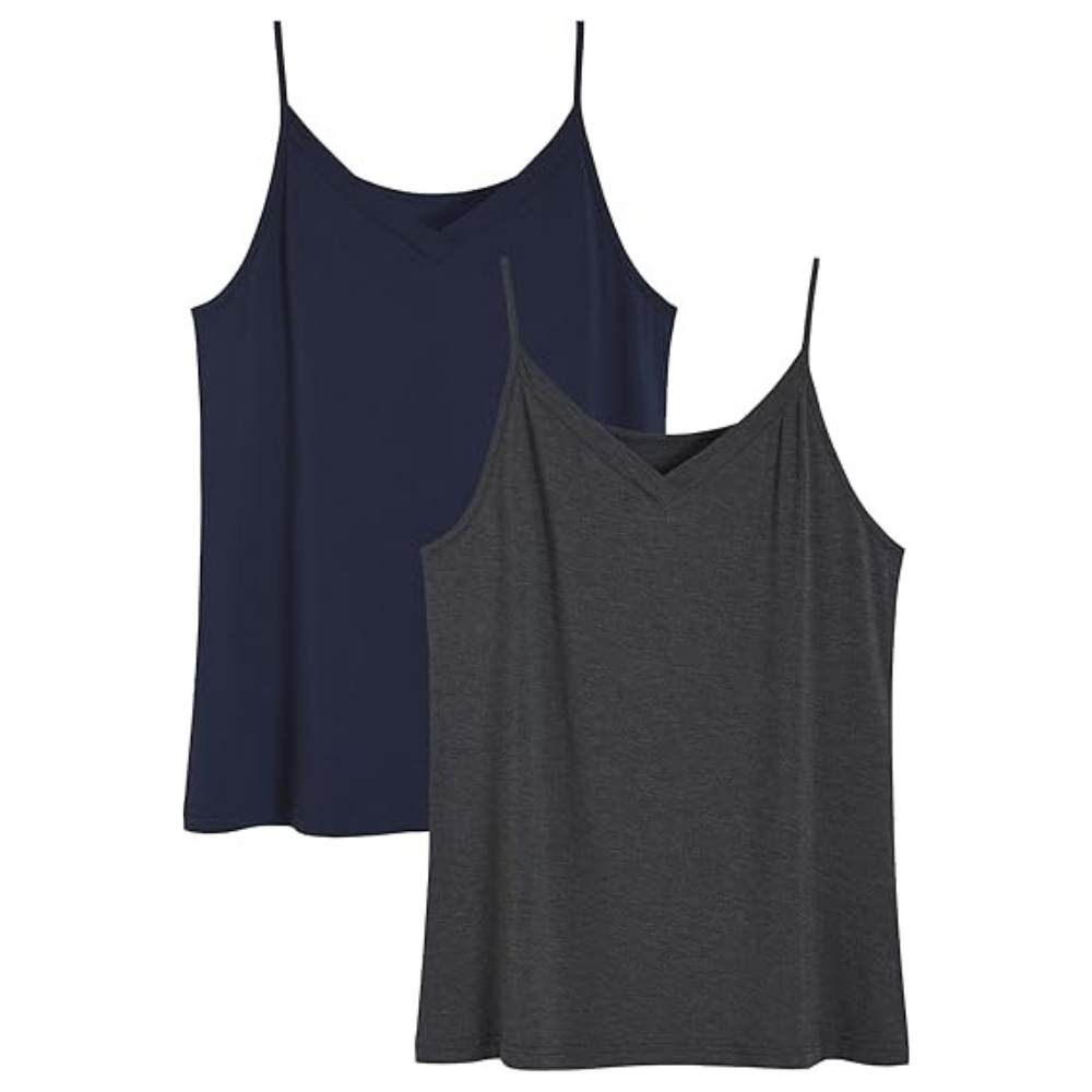 V Shaped Cami Pajamas Tank Tops