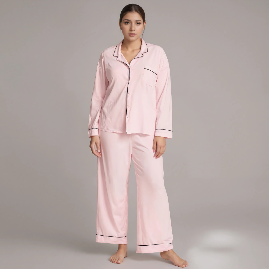 Modal Soft Long Pajama Set