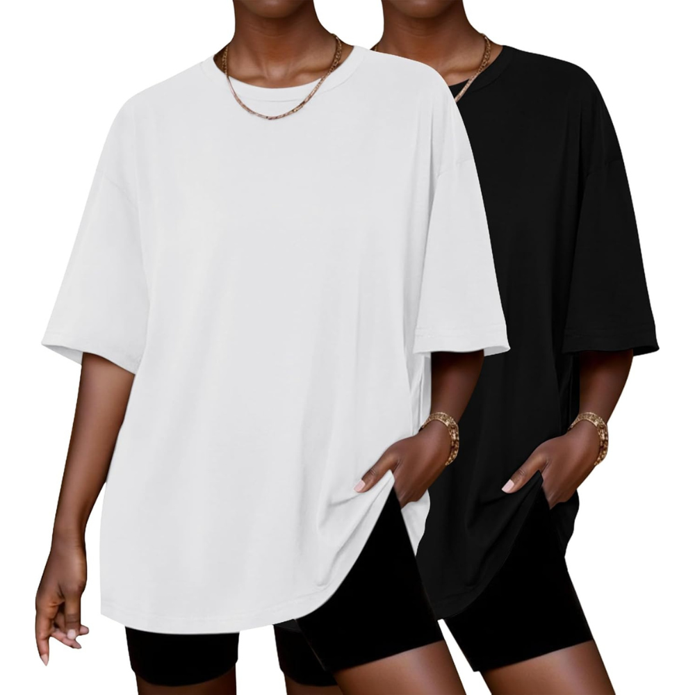Women Oversized Short Sleeve Summer T Shirts