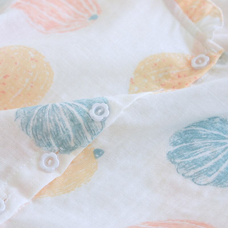 Ladies Cotton Printed Nightdress-Original Pajamas