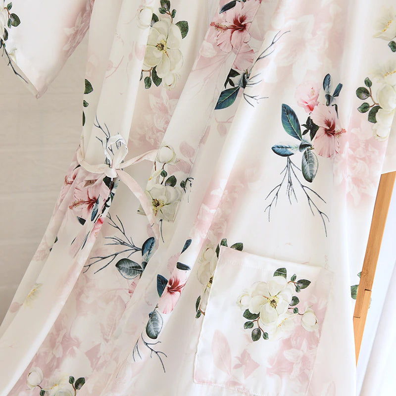 Women's Japanese-Style Kimono Robe-Original Pajamas