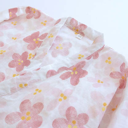 Women's Floral 2 Piece Kimono Pajama Set-Original Pajamas