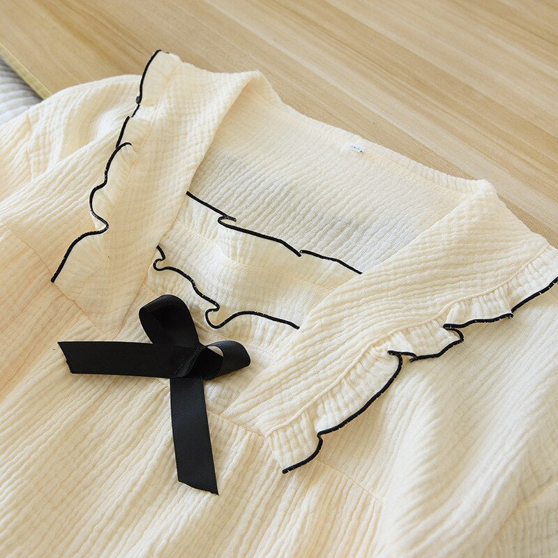 Women's Solid Short Sleeve 2 Piece Pajama Set-Original Pajamas