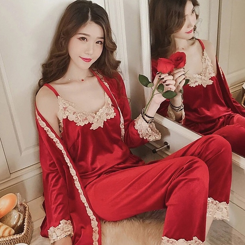 Winter Warm Homesuit Best Cozy 3 Piece Pajamas-Original Pajamas