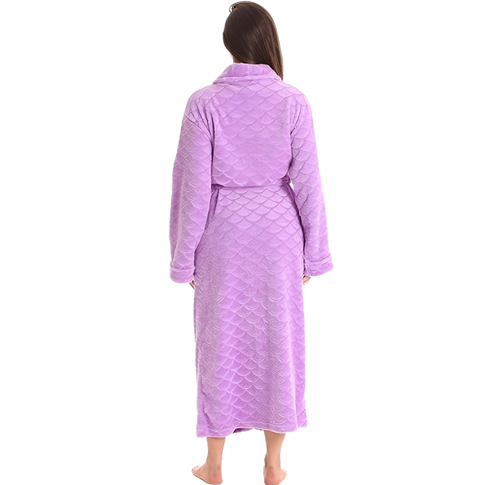 Kimono Design Hooded Bathrobe For Women 