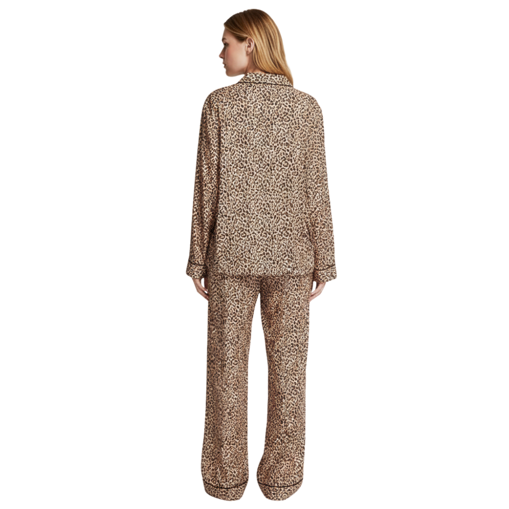 Long Sleeve Button Down Sleepwear Pajama Set