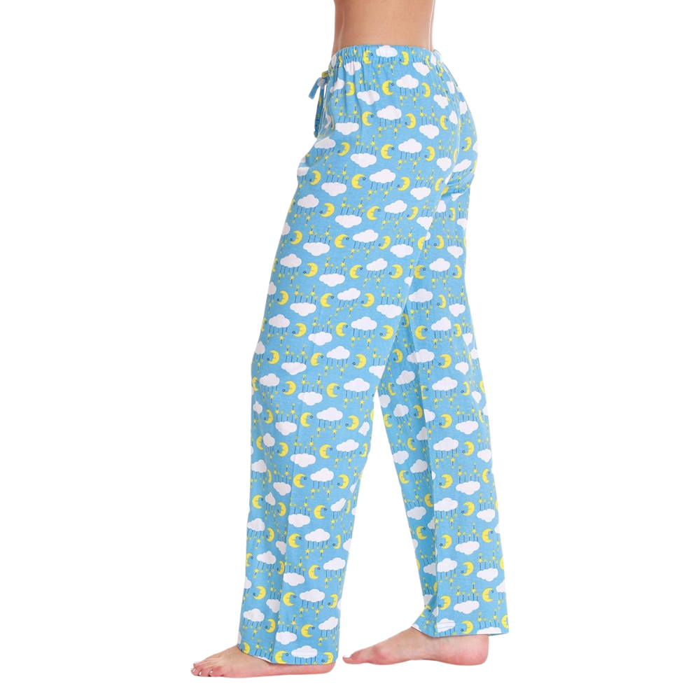 Printed Pajama Pants With Drawstring Band