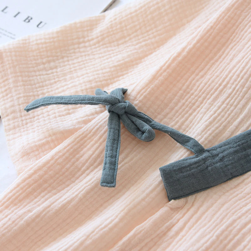 Women's Japanese Kimono Style 2 Piece Pajama Set-Original Pajamas