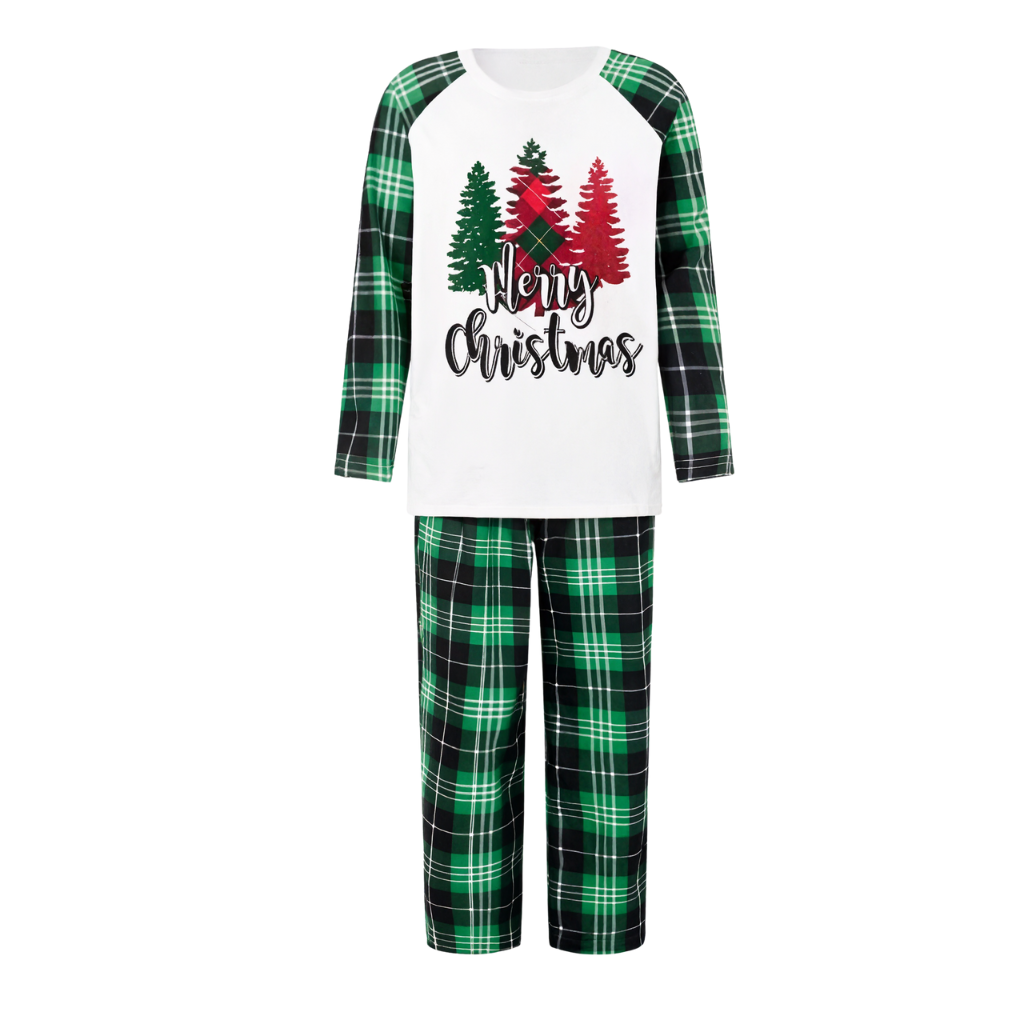 Christmas Printed Long Sleeved Family Matching Pajama Sets