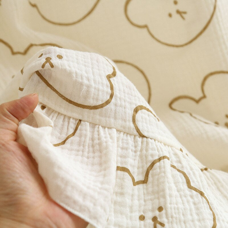 Ladies Cartoon Design Cotton Nightdress-Original Pajamas