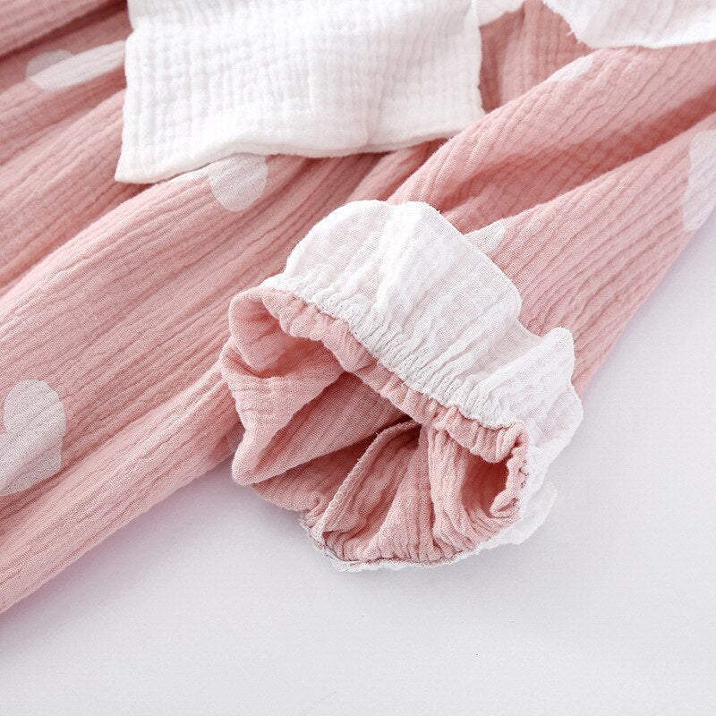 Ladies Cotton Long Dress Style Nightdress-Original Pajamas