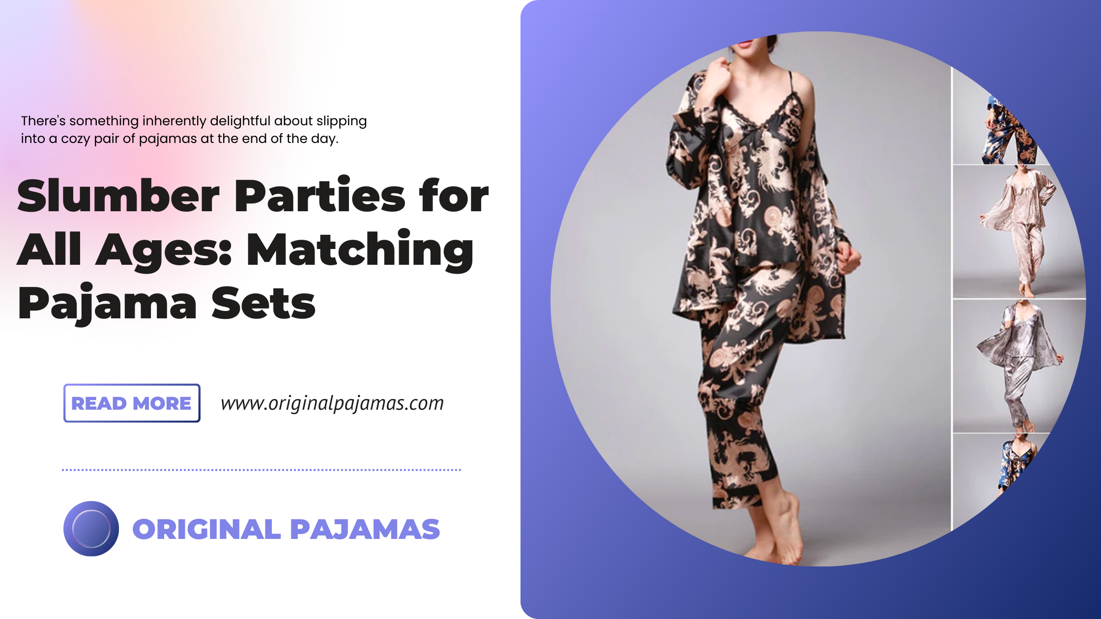 Slumber Parties for All Ages: Matching Pajama Sets-Original Pajamas