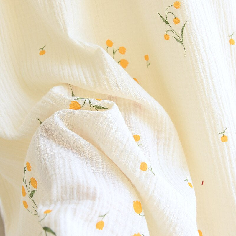 Ladies Cotton Crepe Short Sleeve Night Wear-Original Pajamas