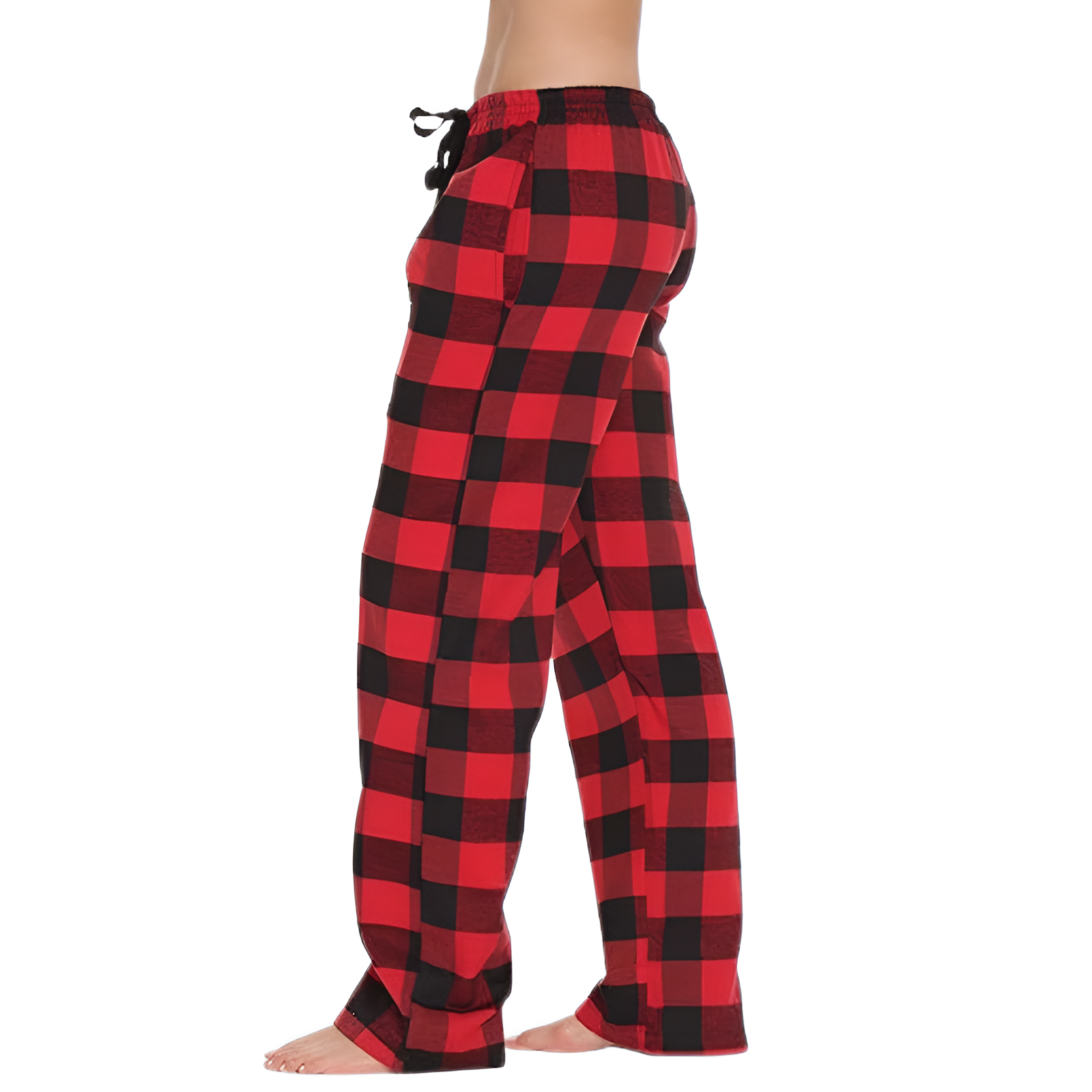 Pajama Pants With Plaid Pattern For Women