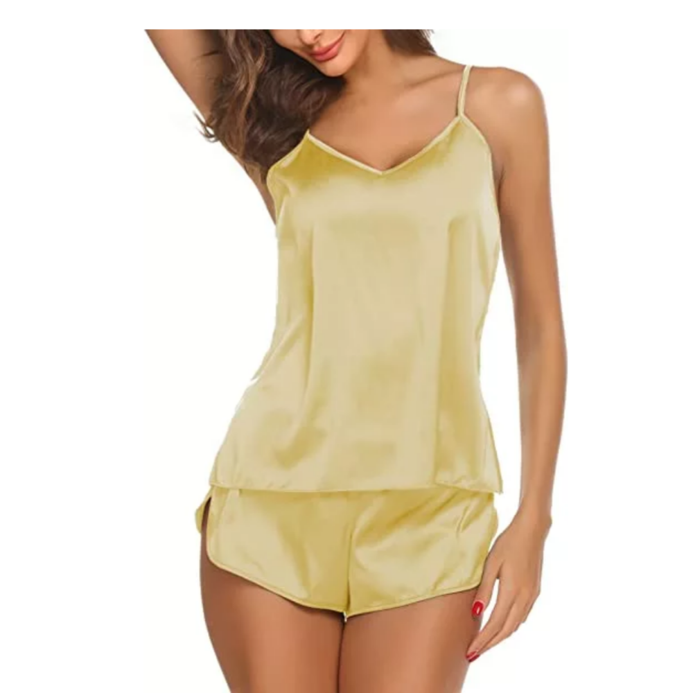 Women's Lingerie Satin Pajamas Set-Original PajamasWomen's Lingerie Satin Pajamas Set - Image 5