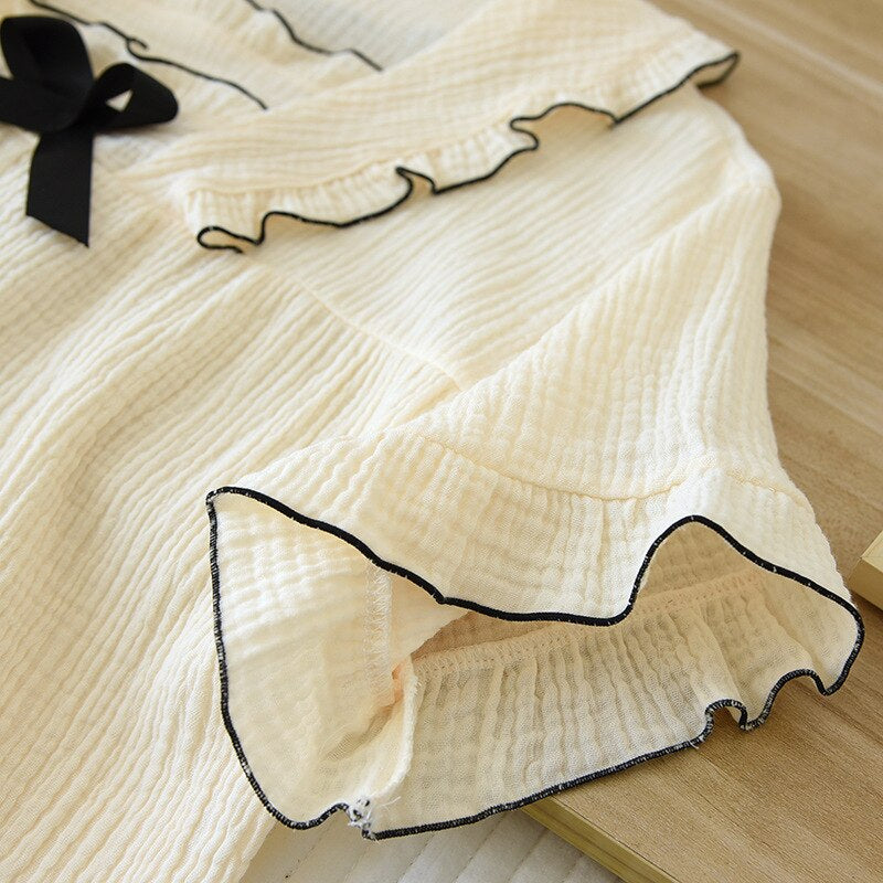 Women's Solid Short Sleeve 2 Piece Pajama Set-Original Pajamas